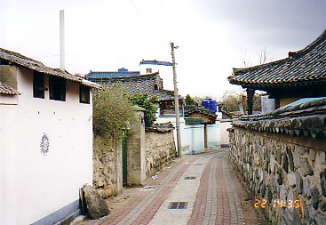 慶州の町並